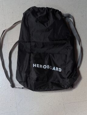 Huge Hero Board Black Drawstring Backpack